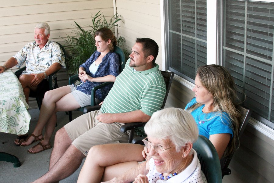 Chilling on the back porch 2